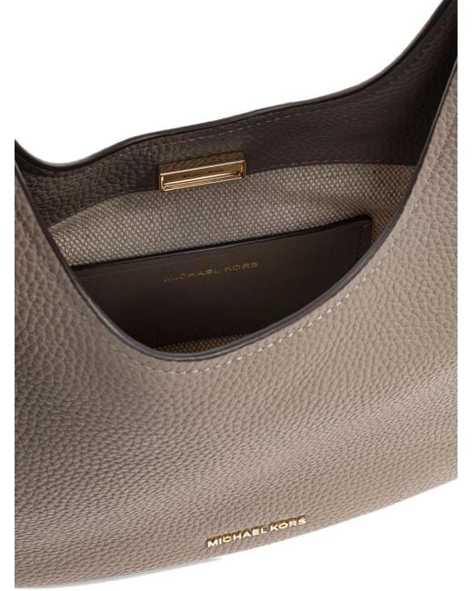 Michael Kors Gray Nolita Leather Top-Handle Tote Bag