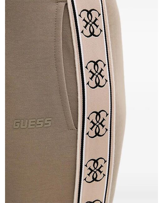 Guess Natural Side-Detail Track Pants