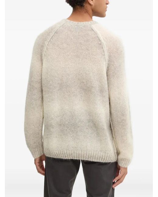 A.P.C. Natural Long-Sleeved Crew-Neck Sweater