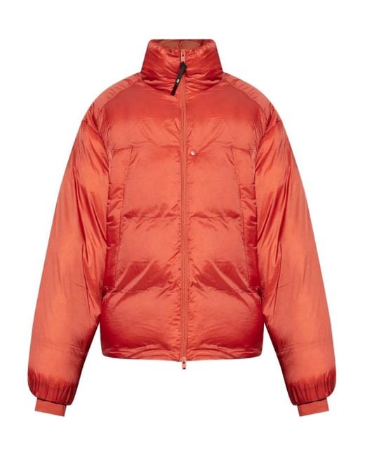 Y-3 Red Triora Quilted Padded Jacket for men