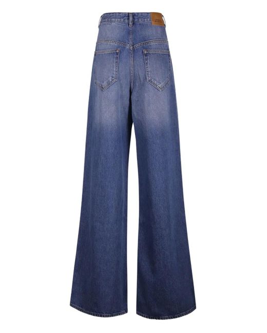 Isabel Marant Blue High-Waisted Jeans