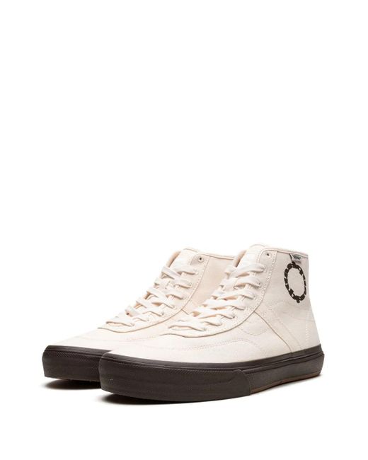 Vans White X Quasi Skateboards X Gilbert "Crockett High Decon Sneakers for men