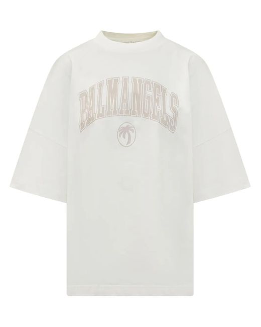 Palm Angels College Palm Tシャツ White