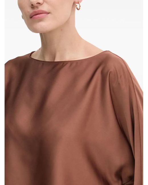 Joseph Ribkoff Brown Long Sleeve Blouse