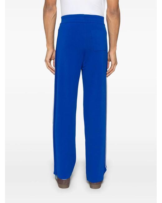 Autry Blue Knitted Track Pants for men