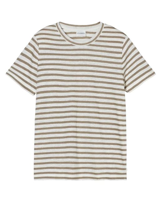 Closed Gray Striped T-Shirt