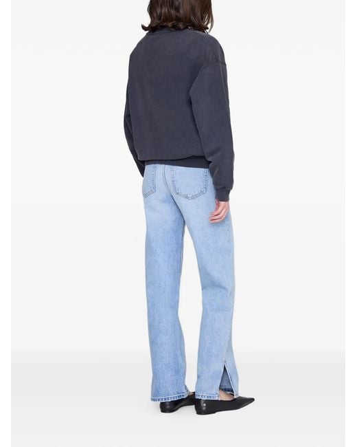 Anine Bing Blue Spencer Sweatshirt