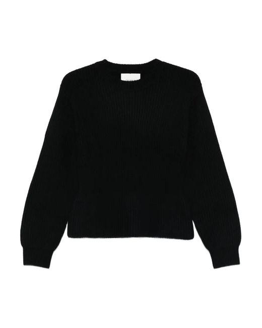 Lisa Yang Black Miriella Ribbed Sweater