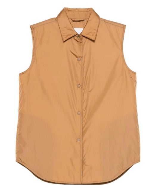 Aspesi Natural Buttoned Gilet