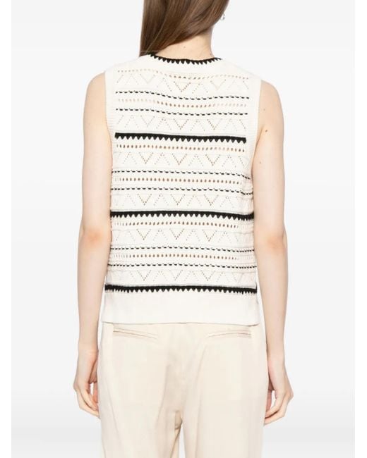 Varley Natural Athena Pointelle Vest