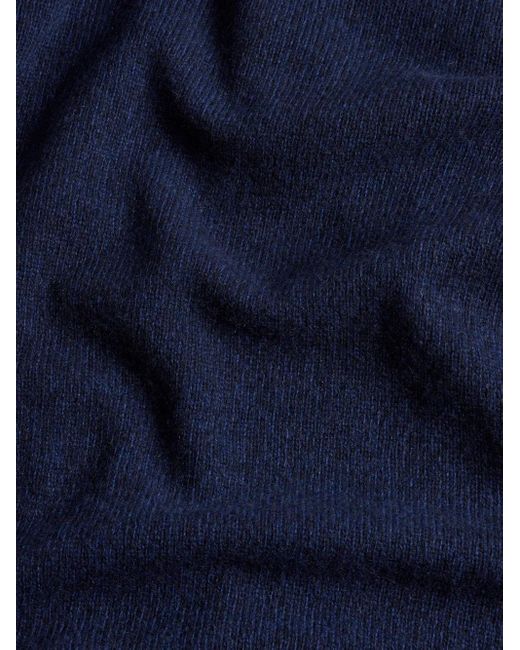 Etro Blue Cashmere Knitted Jumper for men