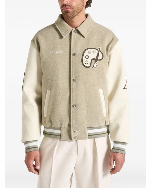 Manière De Voir Natural Le Galerie Varsity Jacket for men