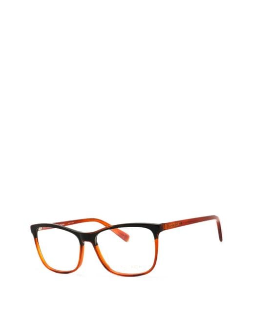 ESCADA Brown Rectangular-Frame Glasses
