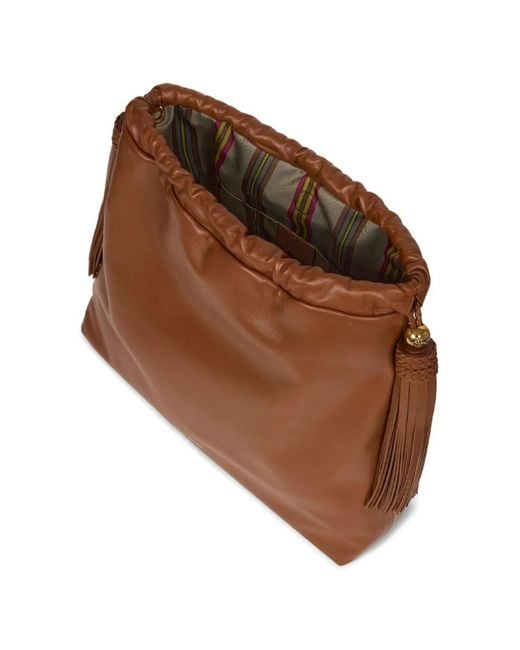 Etro Brown Lamb Bag