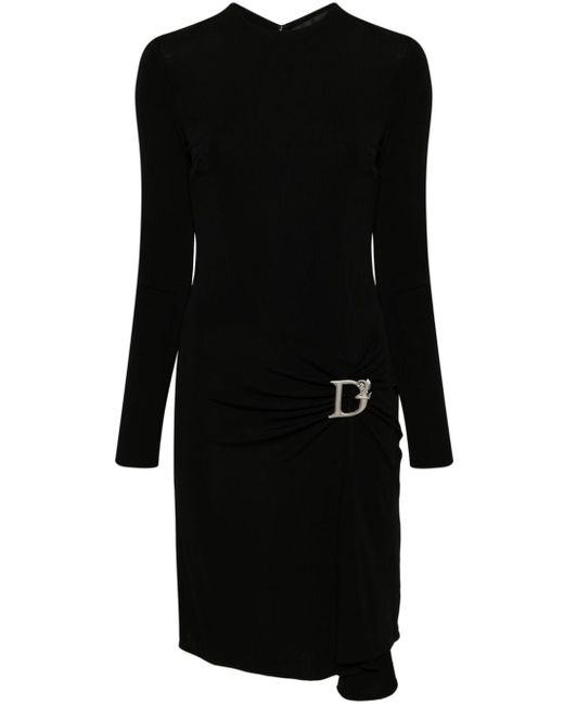 DSquared² Statement ロゴプレート ドレス Black