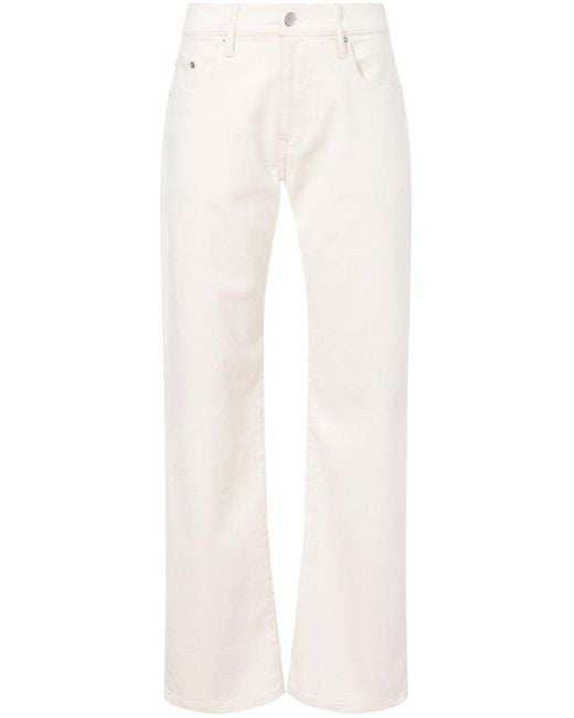 Jeans dritti Ellsworth di Proenza Schouler in White