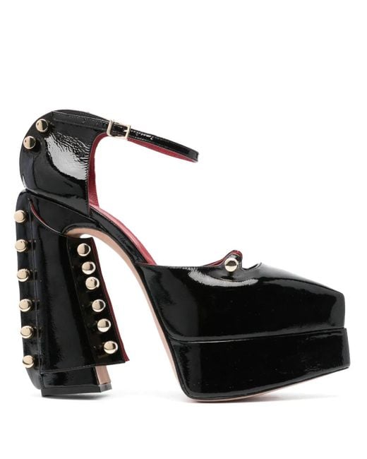 HARDOT Black Cult Of Me 150Mm Leather Pumps