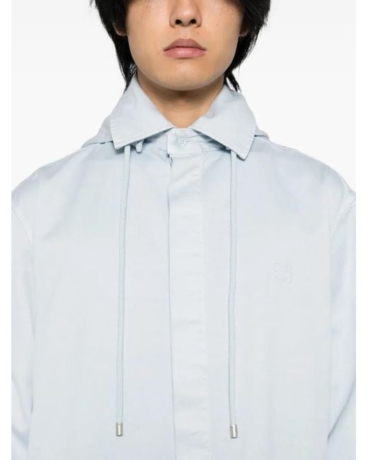 メンズ Loewe ロゴ コート White