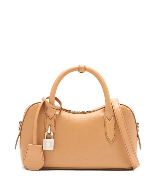 Stella McCartney Natural Small Ryder Padlock-Detail Tote Bag