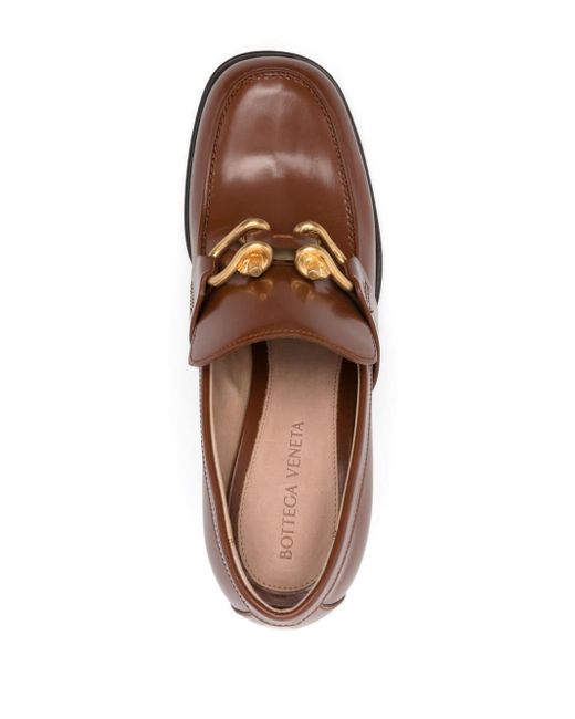 Zapatos Monsieur con tacón de 75mm Bottega Veneta de color Brown