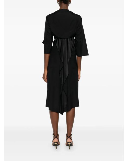 Abito Midi Con Maniche A Palloncino di Stephan Janson in Black