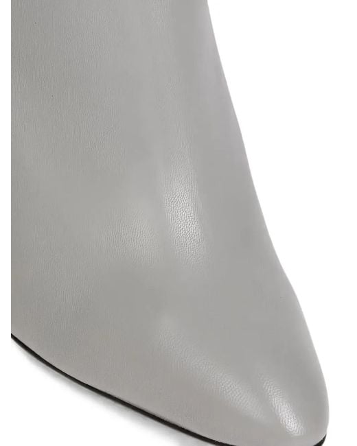 Sergio Rossi Gray Scarlett Over-The-Knee Boots