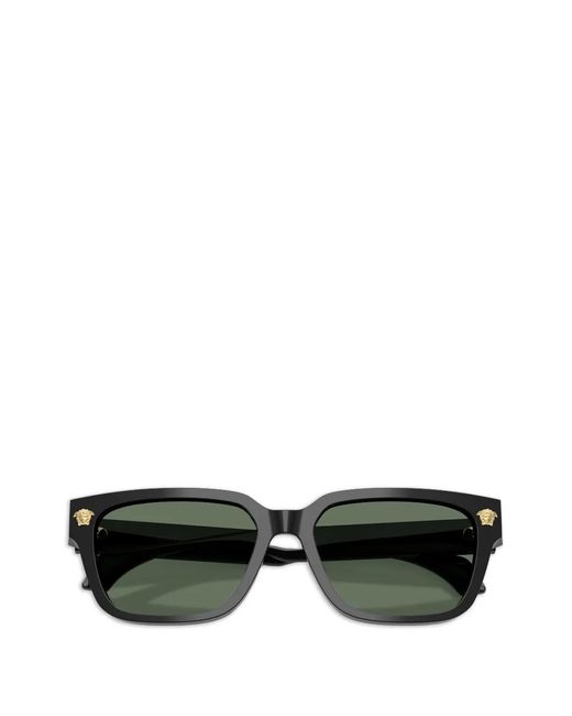 Versace Green Medusa Square-Frame Sunglasses for men