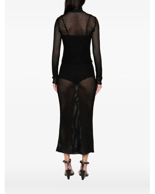Jonathan Simkhai Black Long-Sleeve Sweater