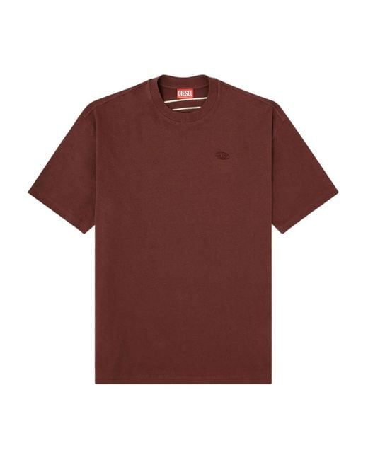 DIESEL T-Boggy-Megoval-D Embroidered Logo T-Shirt for men