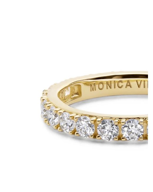 Monica Vinader Metallic Eternity Diamond Ring