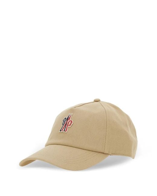 Moncler Baseballkappe Mit Logo-Patch in Natural für Herren