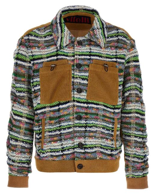 VITELLI Green Warp Cork Jacket for men