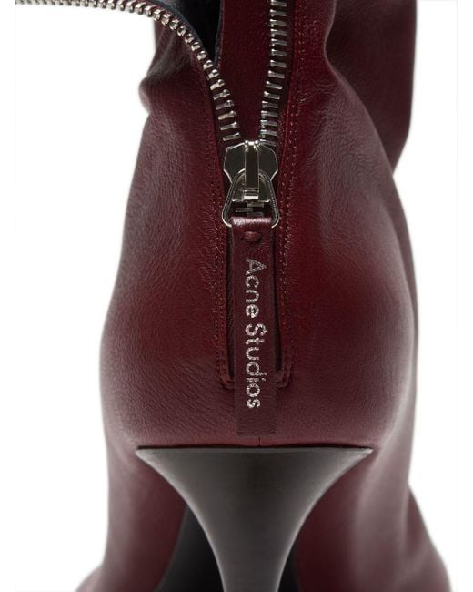Acne Purple Stiefel 75mm