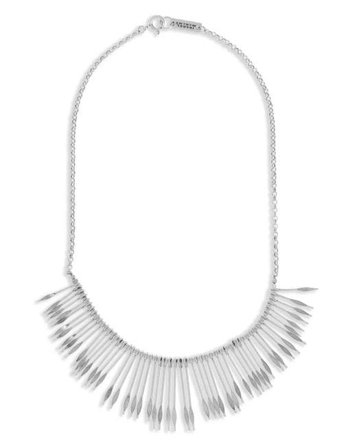 Isabel Marant Metallic Halsketting in het White