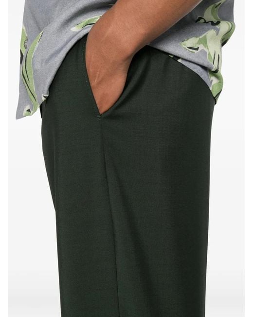 Paul Smith Gray Pressed-Crease Tailored Trousers for men