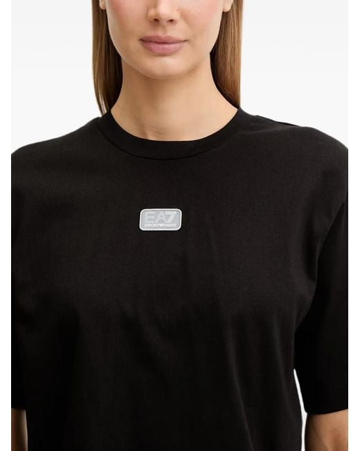 T-Shirt À Patch Logo EA7 en coloris Black