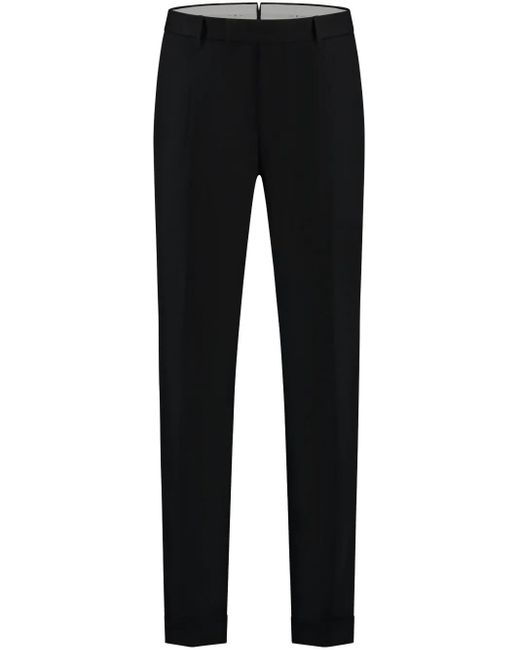 PT Torino Black Creases Tailored Trousers for men