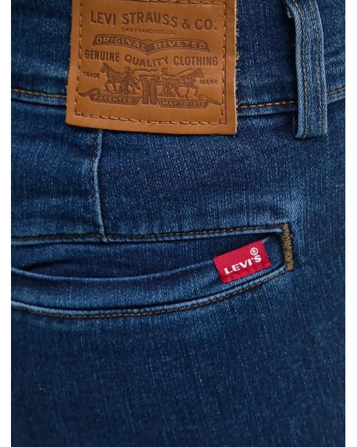 Levi's Blue Double-Button Jeans