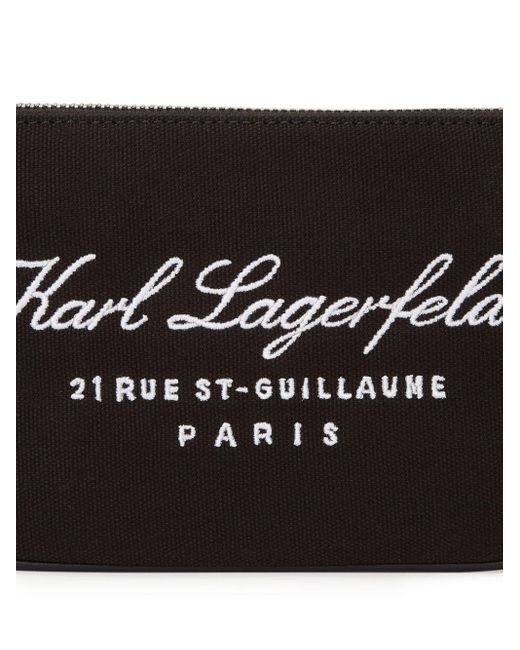 Karl Lagerfeld Hotel Karl ショルダーバッグ Black