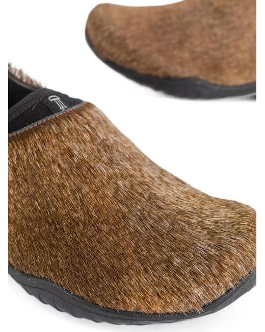 Demon Brown Dalmara Gaiter Fur Sneakers