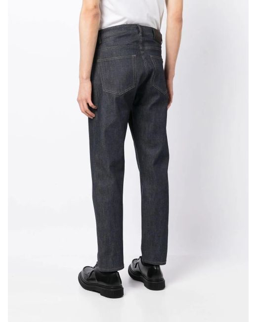 Maison Kitsuné Blue Straight Leg Jeans for men