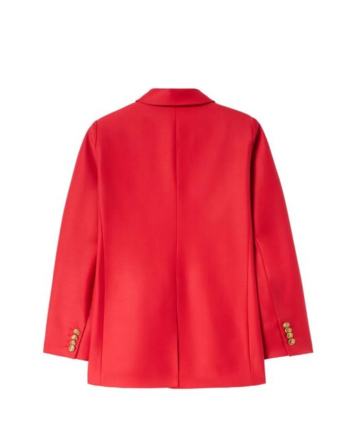 LaDoubleJ Red Double-Breasted Blazer