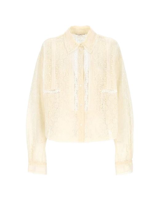 Ermanno Scervino White Lace Shirt