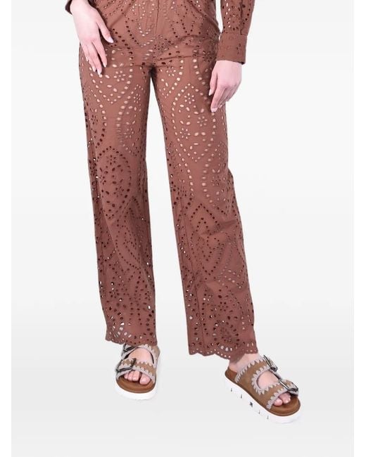 Mc2 Saint Barth Red Pantalon Inez