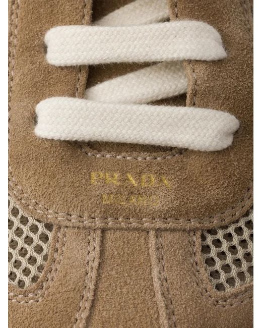 Sneakers Montecarlo Re-Edition 2005 di Prada in Brown