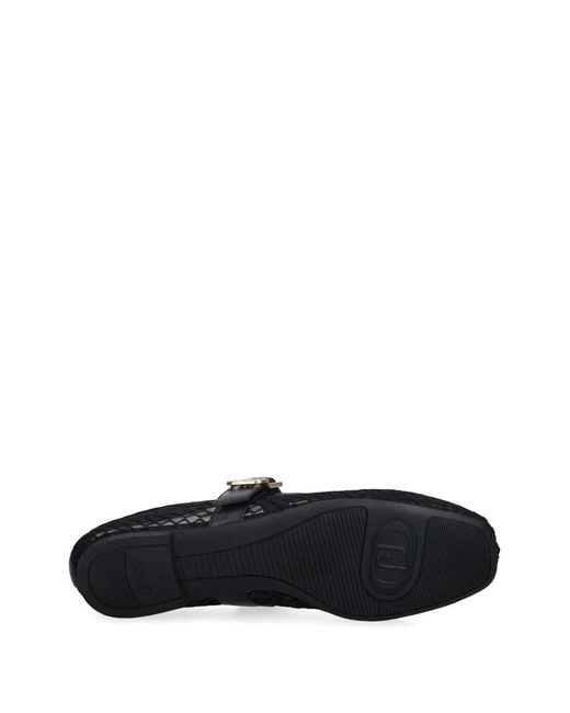 Liu Jo White Mesh Ballet Flats