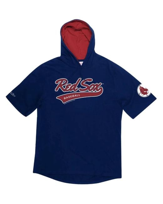 メンズ Mitchell & Ness "mlb Boston Red Sox" パーカー Blue