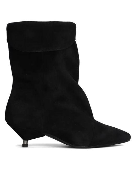 GISÉL MOIRÉ Black 50Mm Miriam Ankle Boots