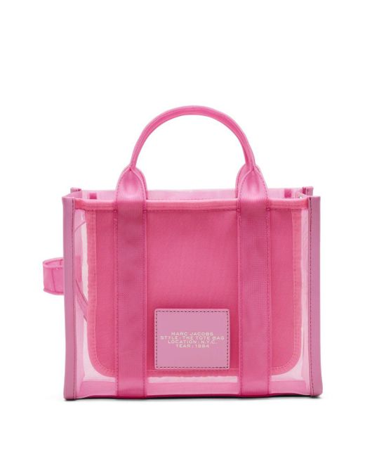 Marc Jacobs The Small Mesh Kleine Shopper in het Pink