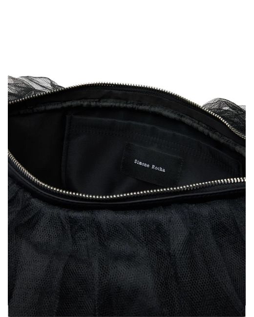 Simone Rocha Black Frilly Tutu Shoulder Bag